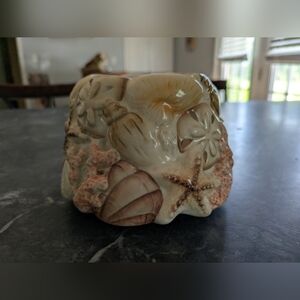 Seashell and Starfish Home Interiors Ceramic Candle Capper